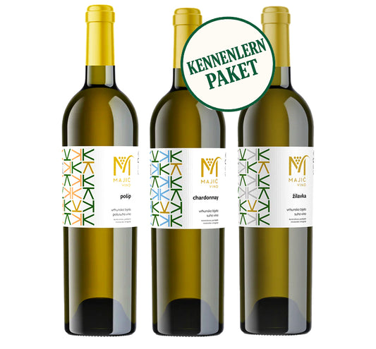 Majić Probierpaket Chardonnay, Pošip & Žilavka (3x 0,75 L)
